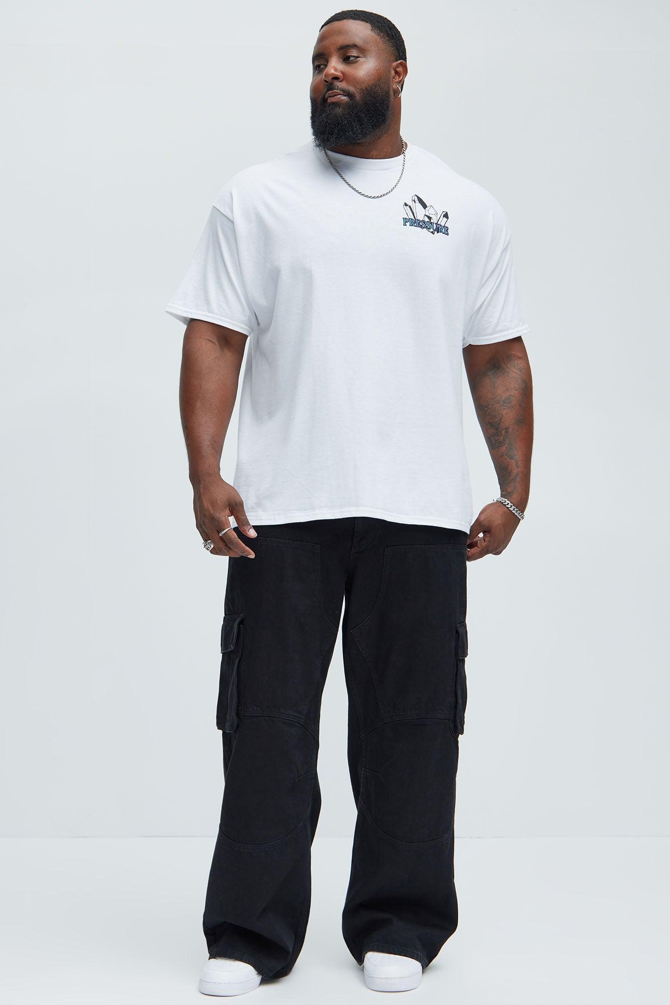 Pressure Diamonds Short Sleeve Tee - White Product Image