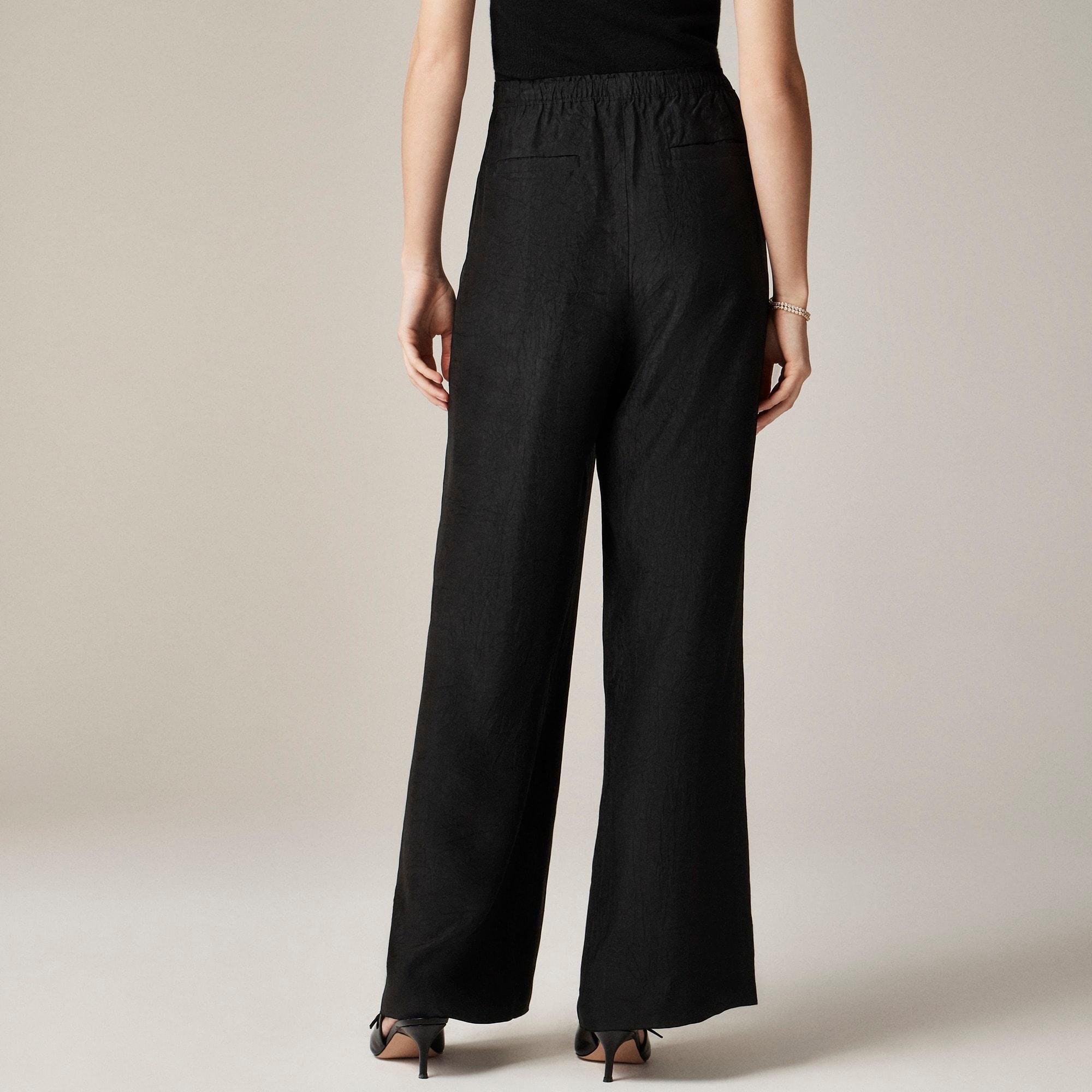 Stratus pant in textured satin Product Image