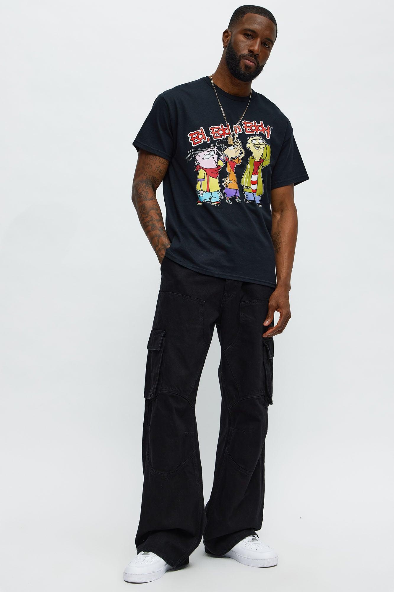 Ed Edd And Eddy LOSER Short Sleeve Tee - Black Product Image