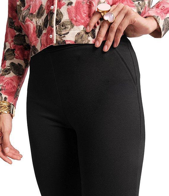 FRANCES VALENTINE Wonder Flat Front Cropped Pull-On Pants Product Image