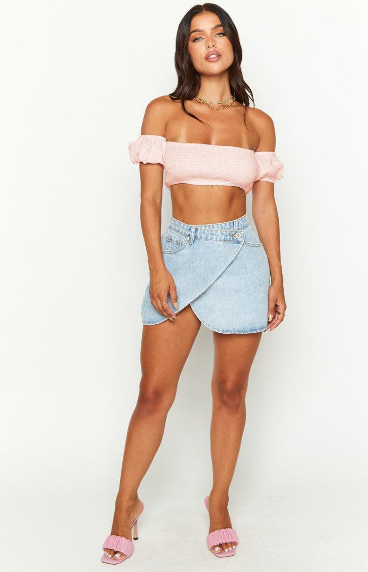 Molly Pink Crop Top Product Image