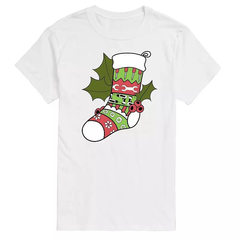 Mens Fair Isle Tool Stocking Graphic Tee Product Image