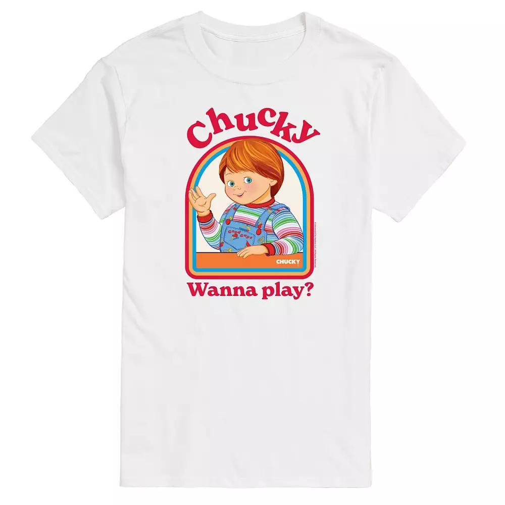 Mens Chucky Wanna Play Graphic Tee Product Image