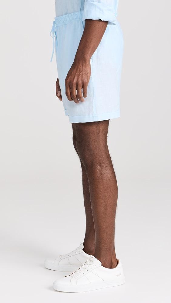 Fanm Mon Demir Drawstring Linen Shorts 5" | Shopbop Product Image