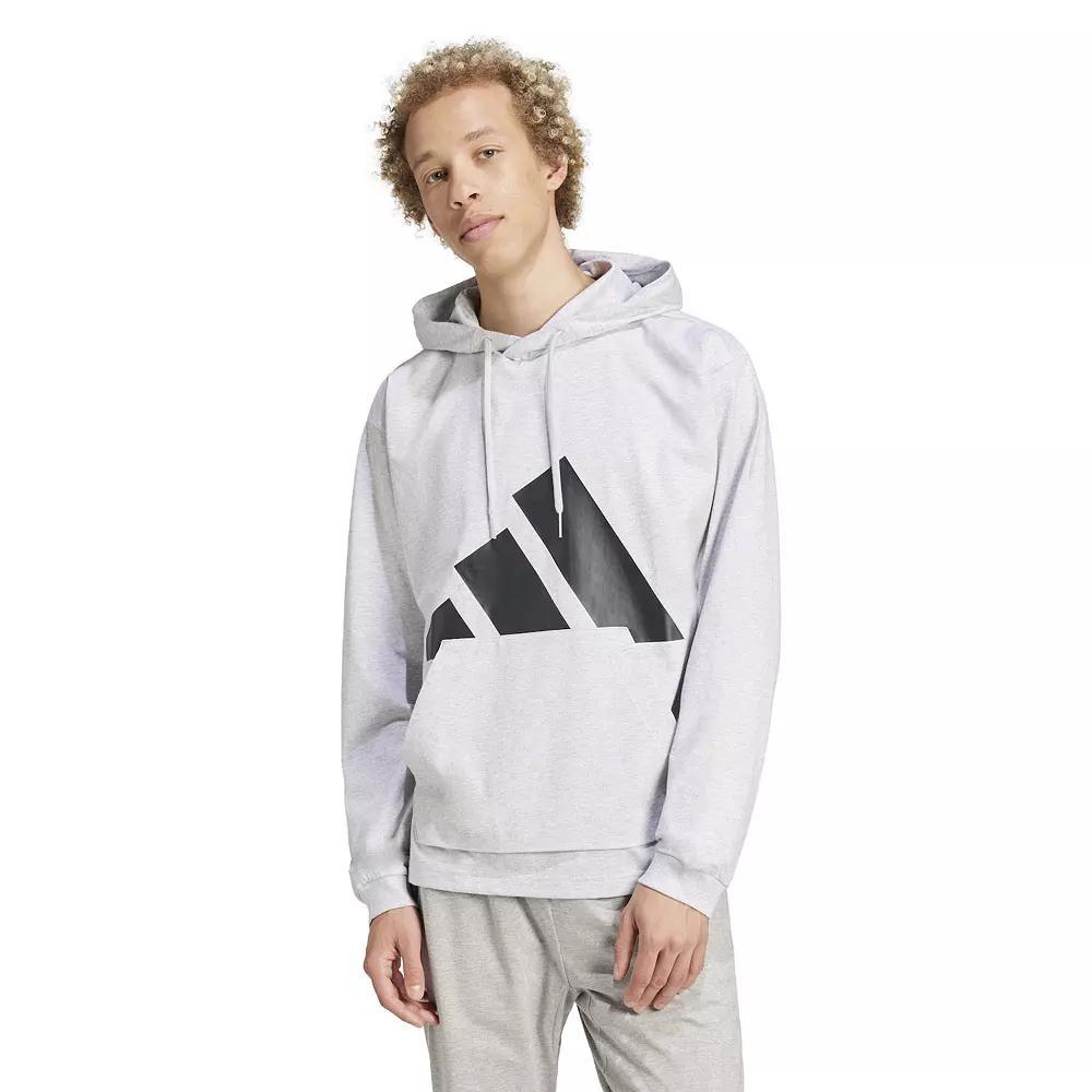 Men's adidas Essentials Single Jersey Sportswear Hoodie, Size: Small, Lgh Product Image