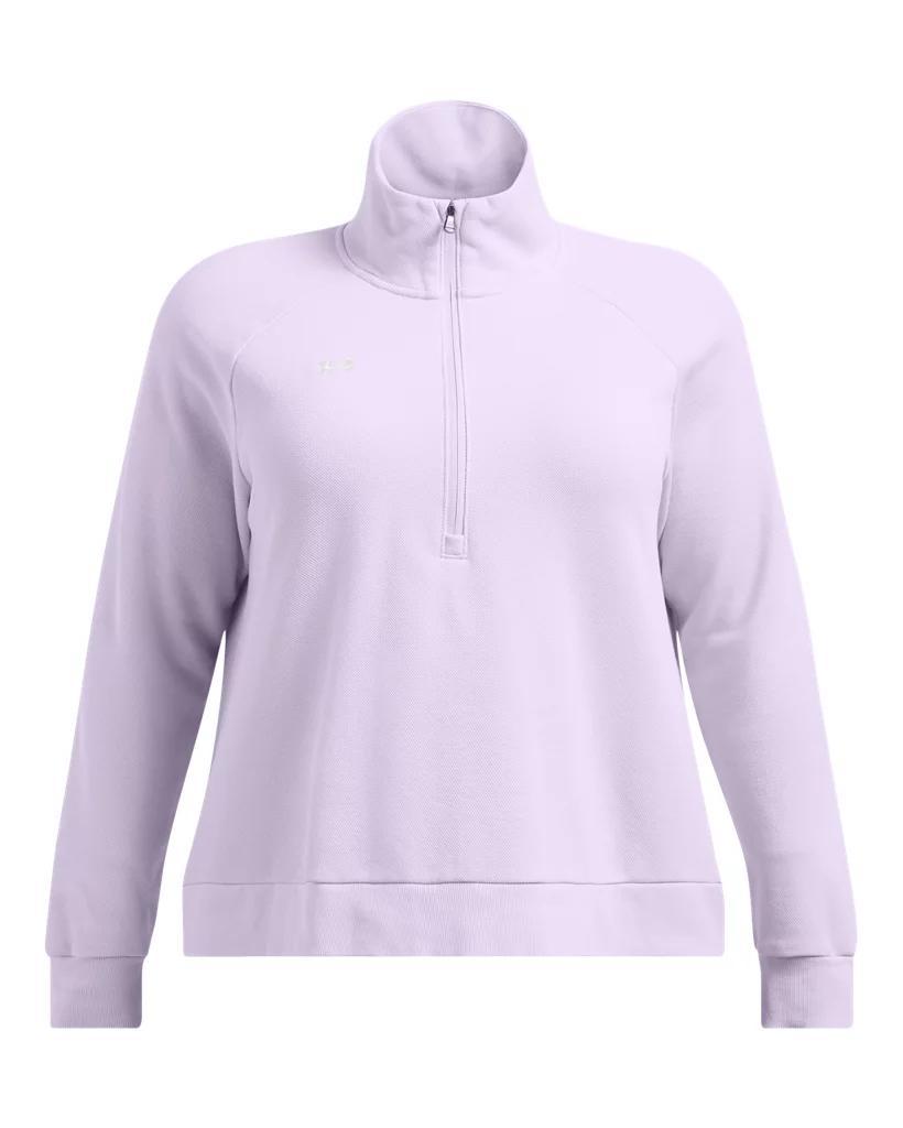 Women's UA Rival Fleece Textured ½ Zip Product Image