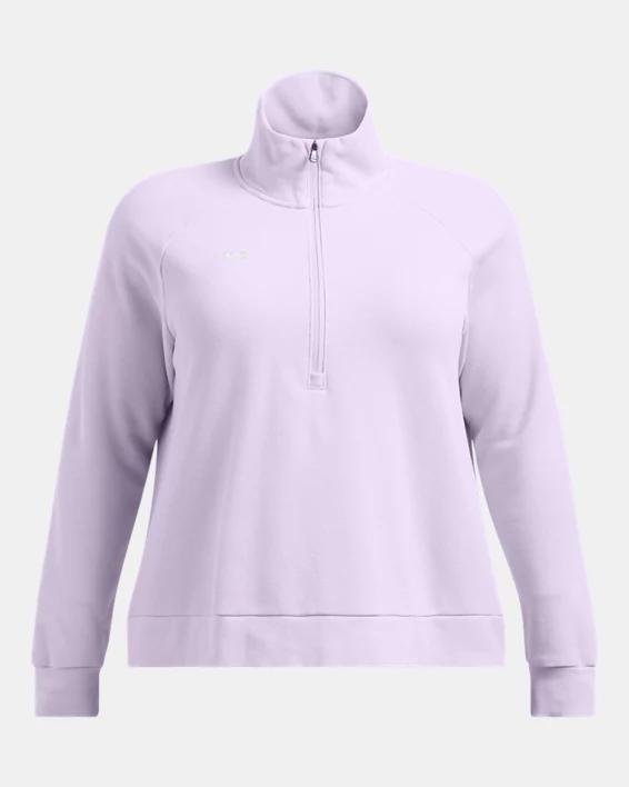 Women's UA Rival Fleece Textured ½ Zip Product Image