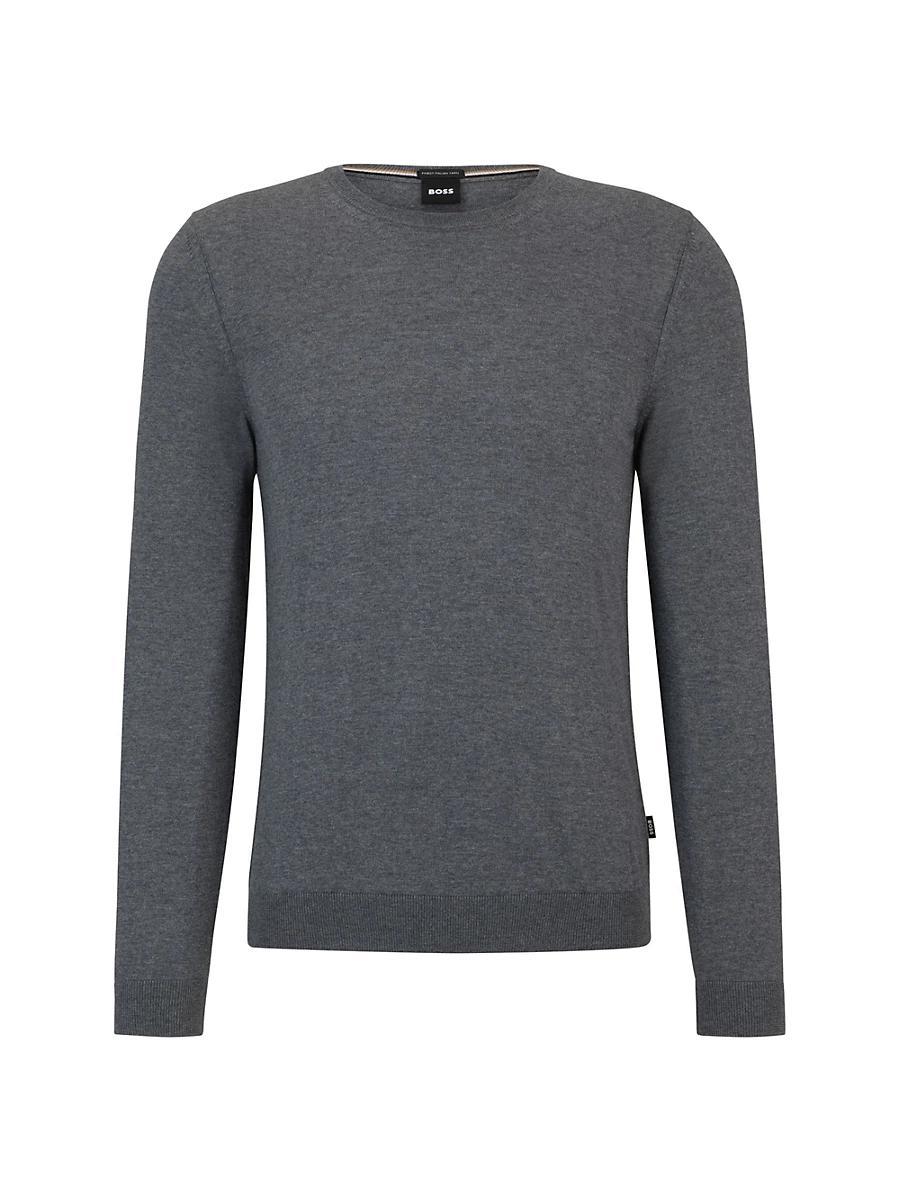 Mens Slim-Fit Sweater in Virgin Wool Product Image