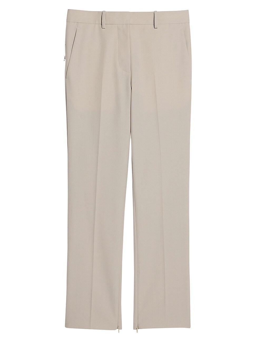 Cropped Slim Zip-Cuff Pants Product Image