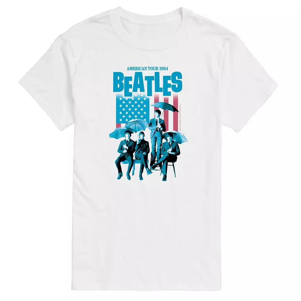 Big & Tall The Beatles American Tour 1964 Graphic Tee, Mens Product Image