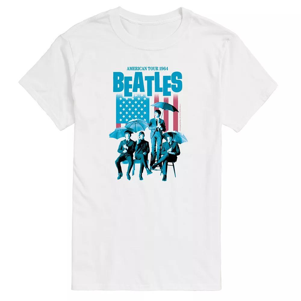 Big & Tall The Beatles American Tour 1964 Graphic Tee, Mens Product Image
