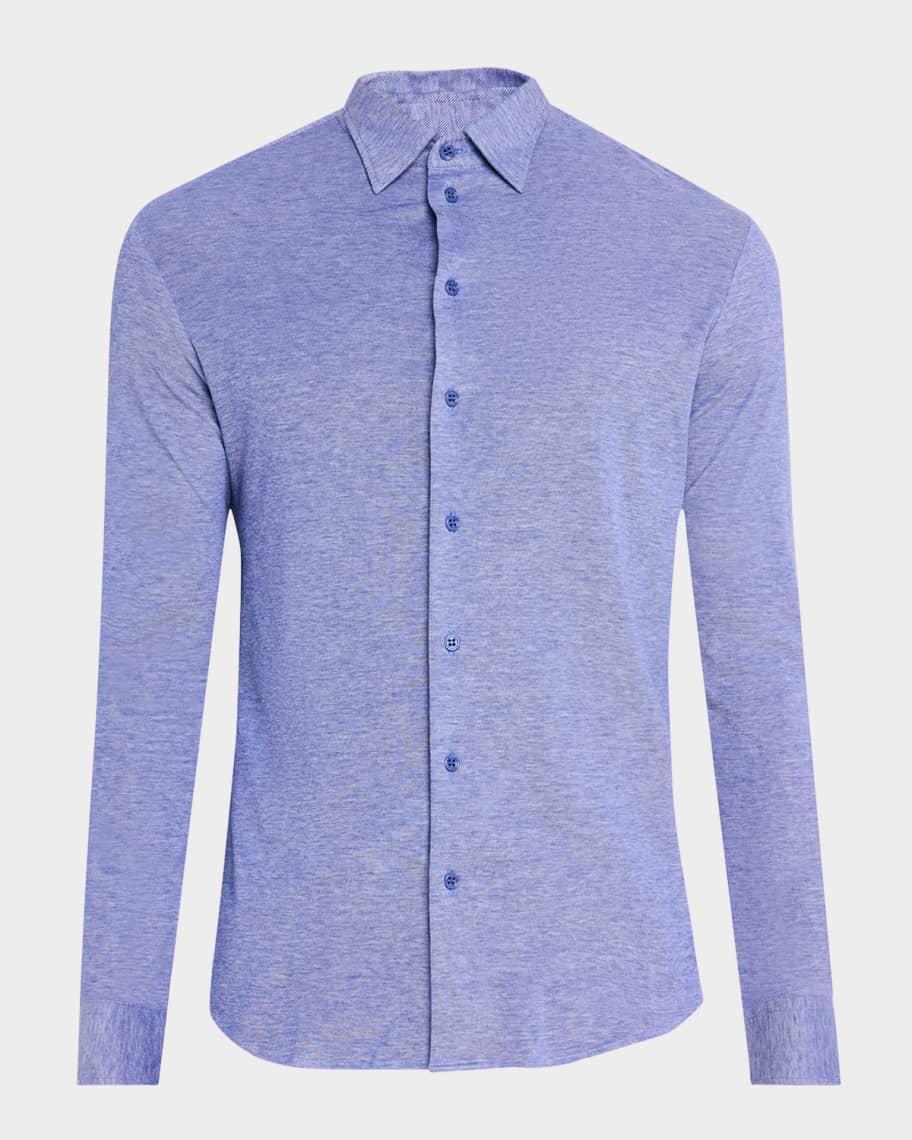 Mens Piqu Cotton Sport Shirt Product Image
