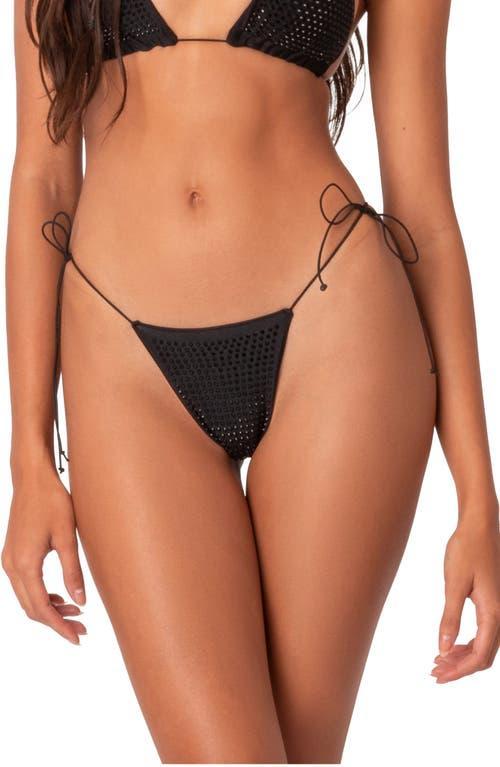 Edikted Womens Bikini Bottoms With Diamonds Product Image