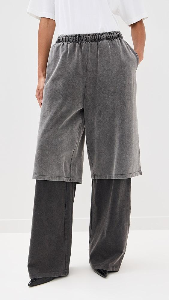 Acne Studios Layered Trousers | Shopbop Product Image
