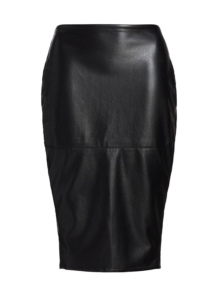 Womens Better Than Leather Midi-Skirt Product Image