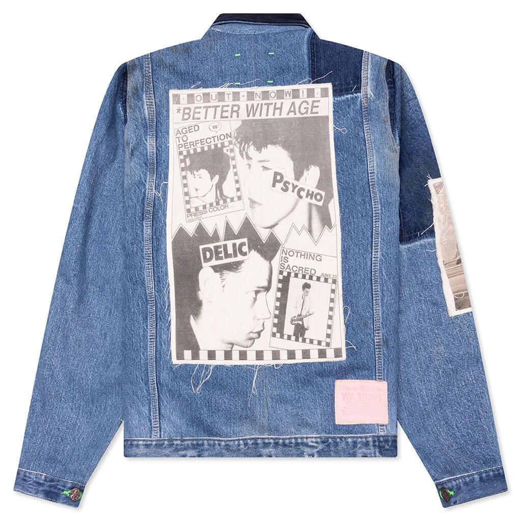 Rock City Reconstructed Denim Jacket - Indigo Male Product Image