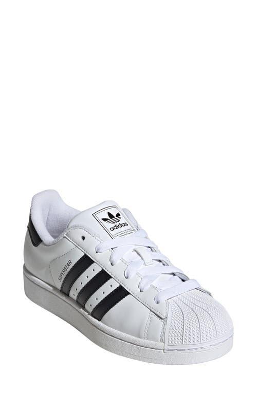 Womens adidas Superstar II Athletic Shoe - White / Core Black / White Product Image