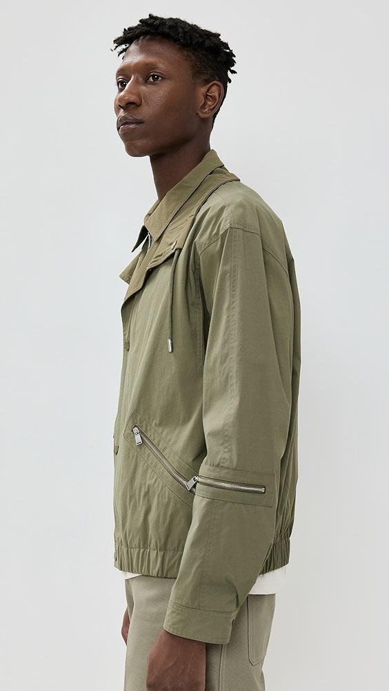 SIMKHAI Donovan Double Placket Jacket | Shopbop Product Image