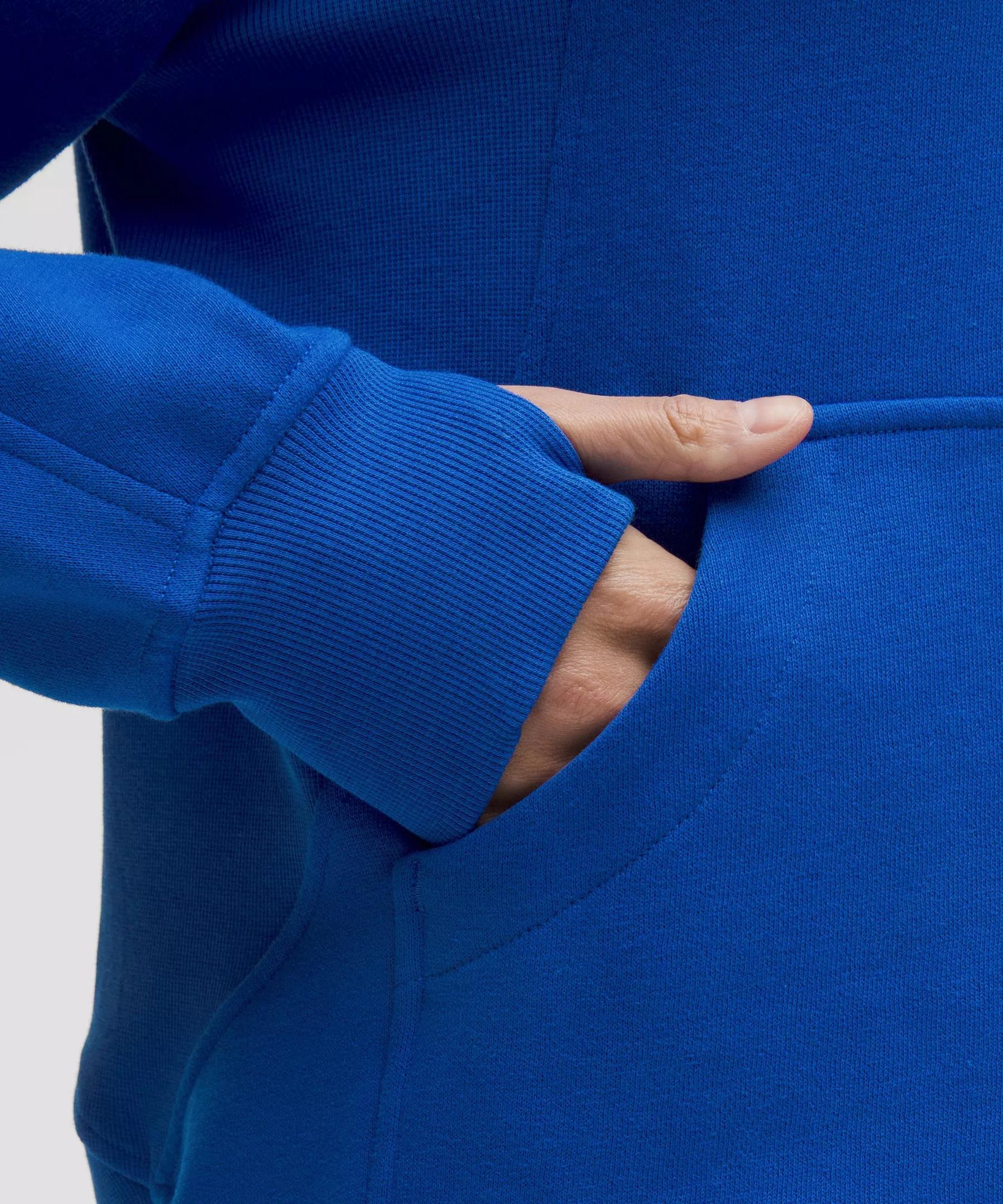 Scuba Oversized Half-Zip Long Hoodie Product Image