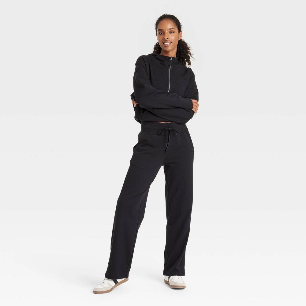 Women's French Terry Straight Leg Sweatpant - JoyLab™ Product Image