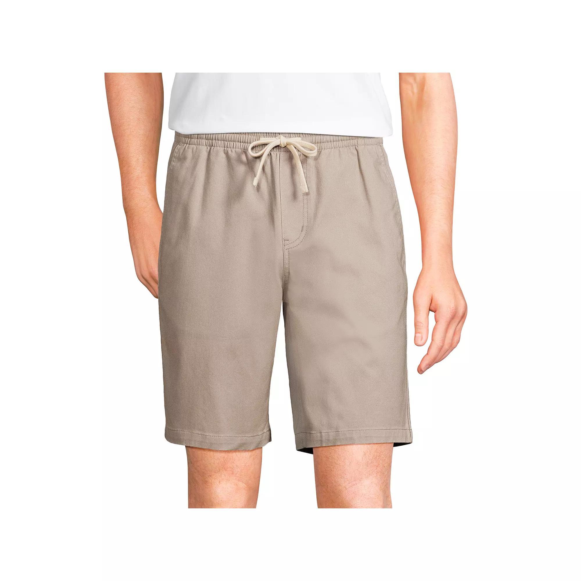 Men's Lands' End Pull-On Deck Shorts, Size: Large, Soft Pink Product Image