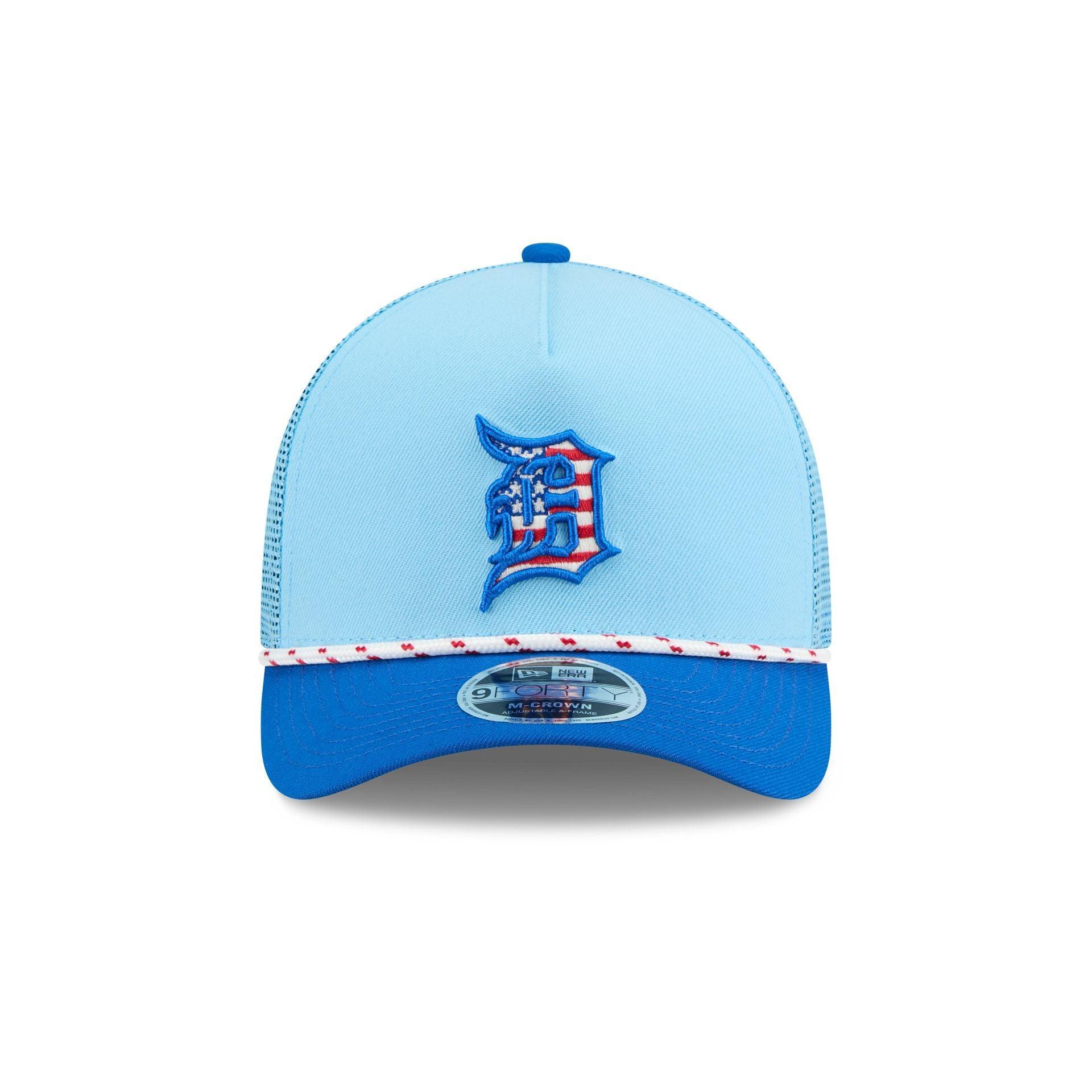 Detroit Tigers Independence Day 2025 9FORTY M-Crown A-Frame Trucker Hat Male Product Image