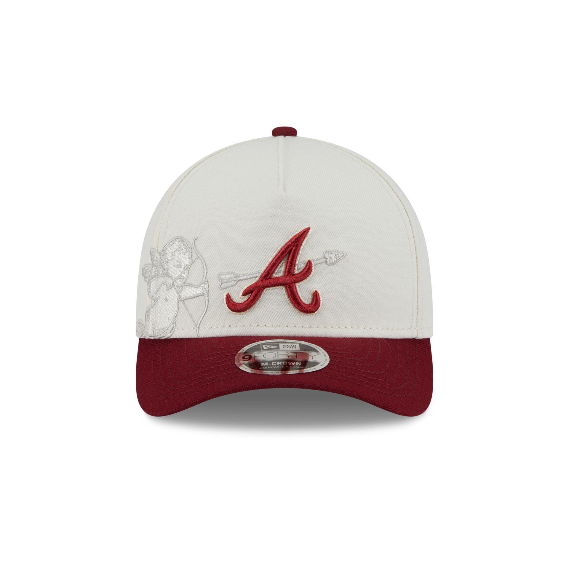 Atlanta Braves Cherub 9FORTY M-Crown A-Frame Snapback Hat Male Product Image