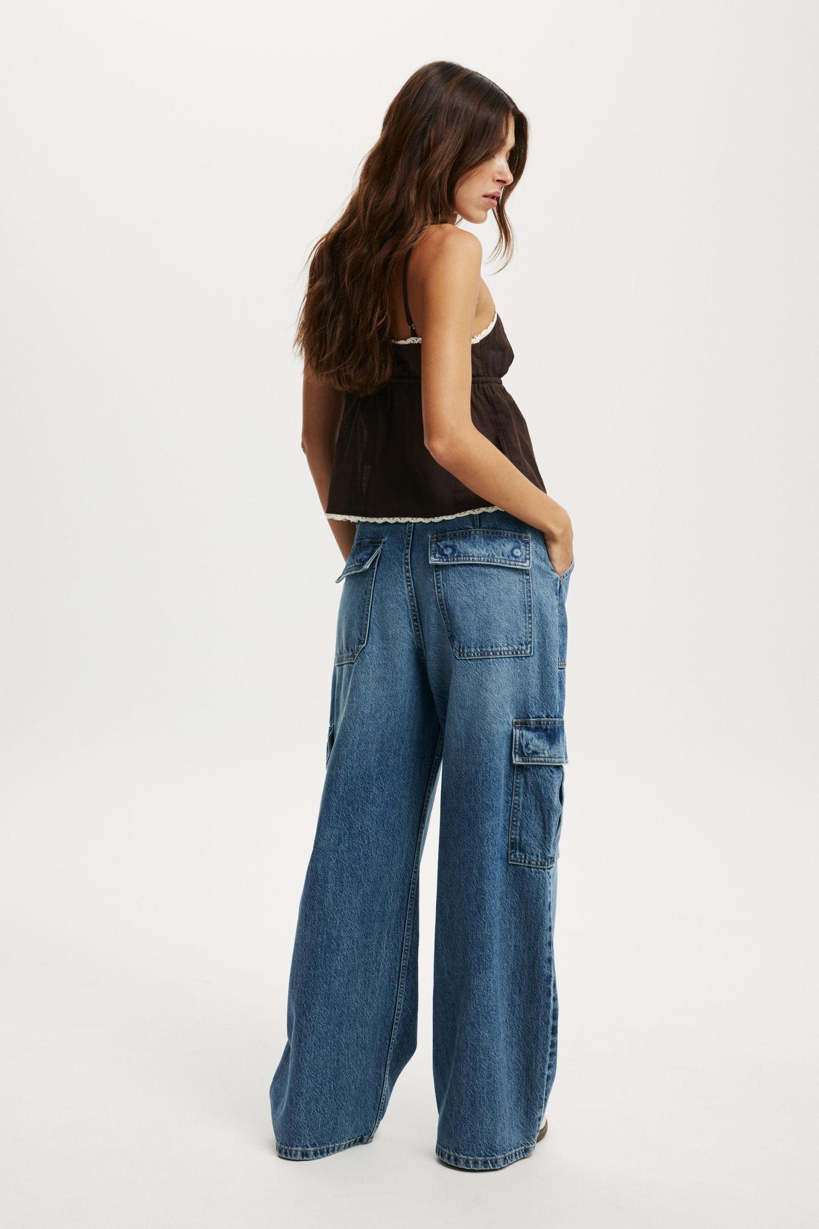 Relaxed Cargo Jean Product Image