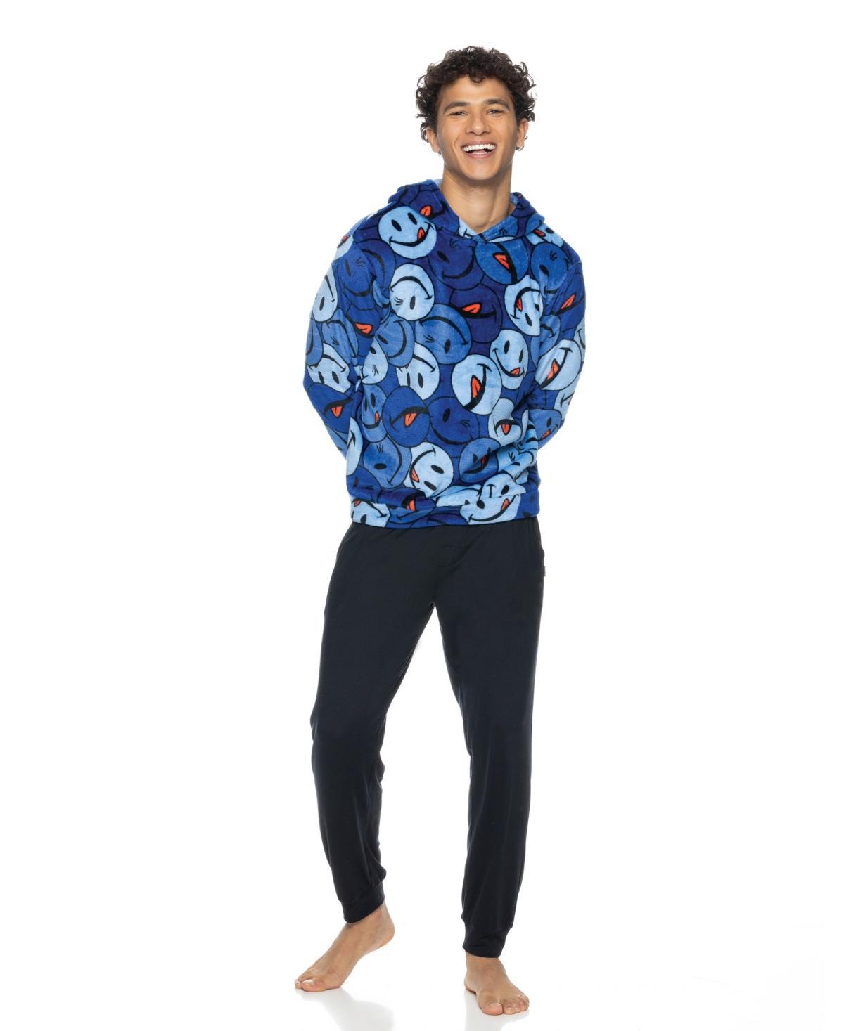 Joe Boxer Mens Long Sleeve Crew Neck Fleece Hoodie Product Image
