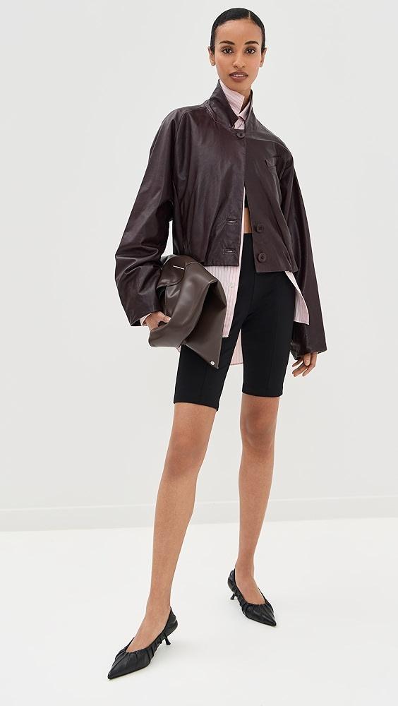 Tibi Compact Ultra Stretch Shorts | Shopbop Product Image