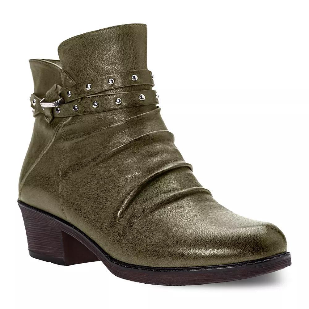 Propet Roxie Women's Leather Ankle Boots, Size: 6, Blue Product Image