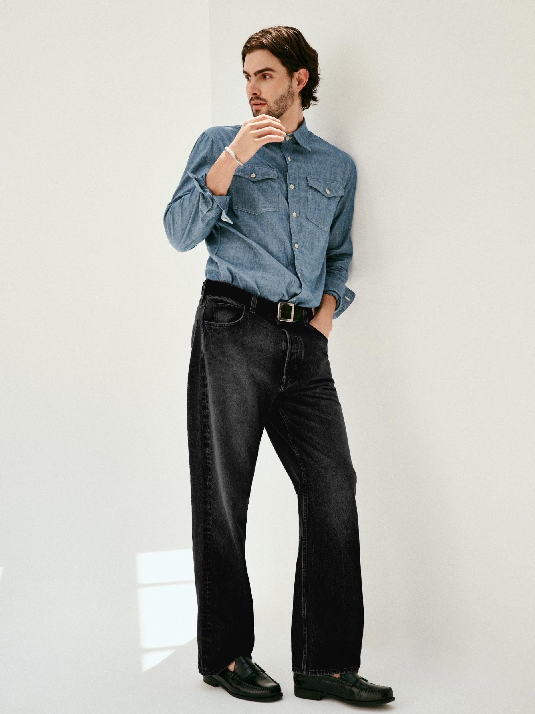 AM Relaxed Straight 5 Pocket Jean Product Image