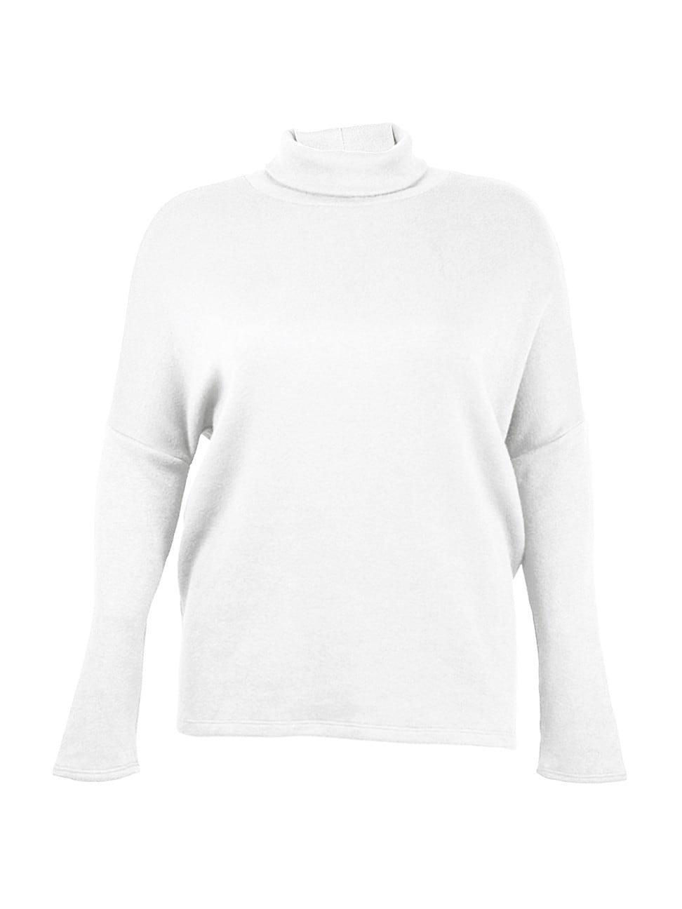 Womens Plus Size Paris Turtleneck Tunic Sweater Product Image