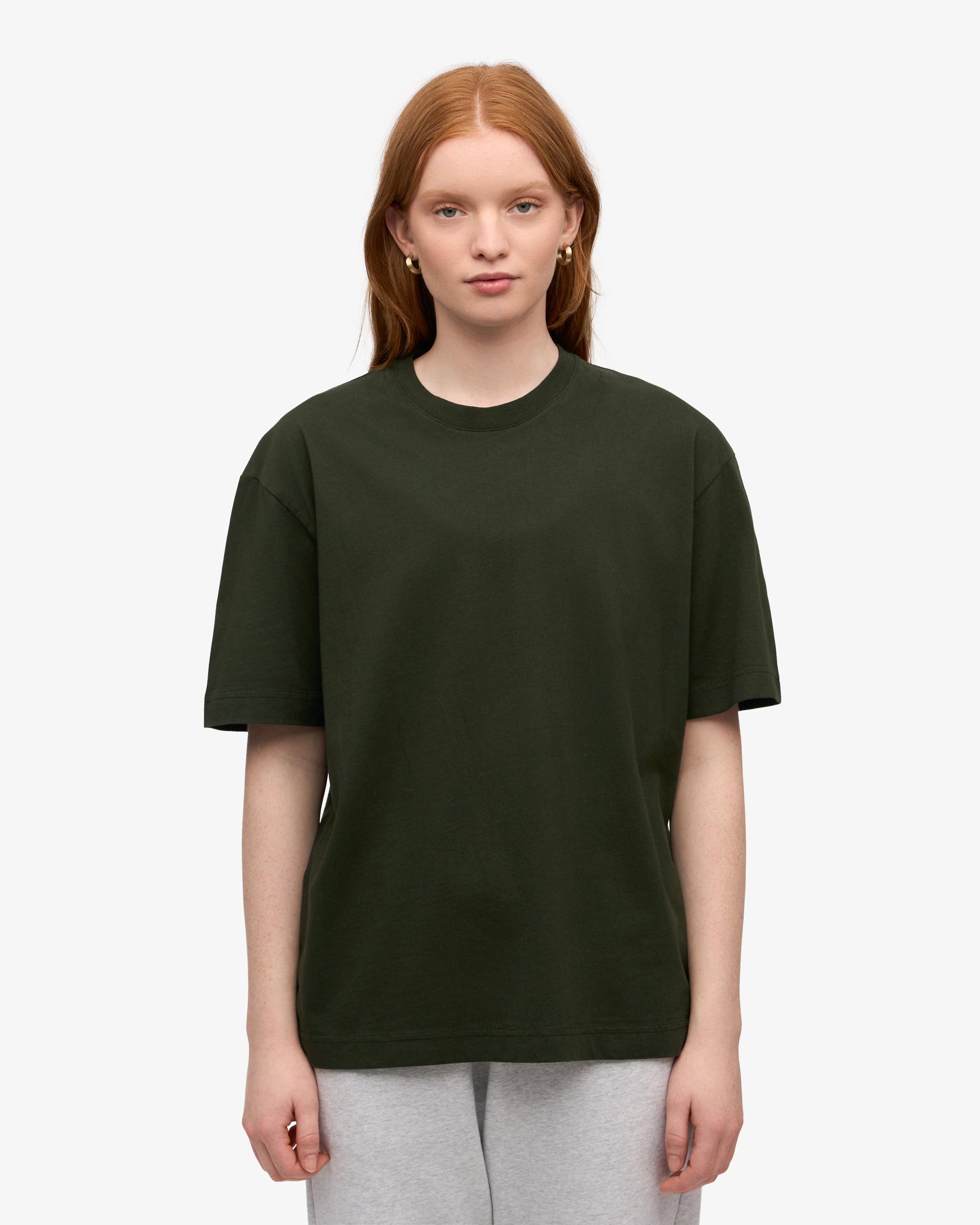 Oversized Organic T-Shirt - Hunter Green Product Image