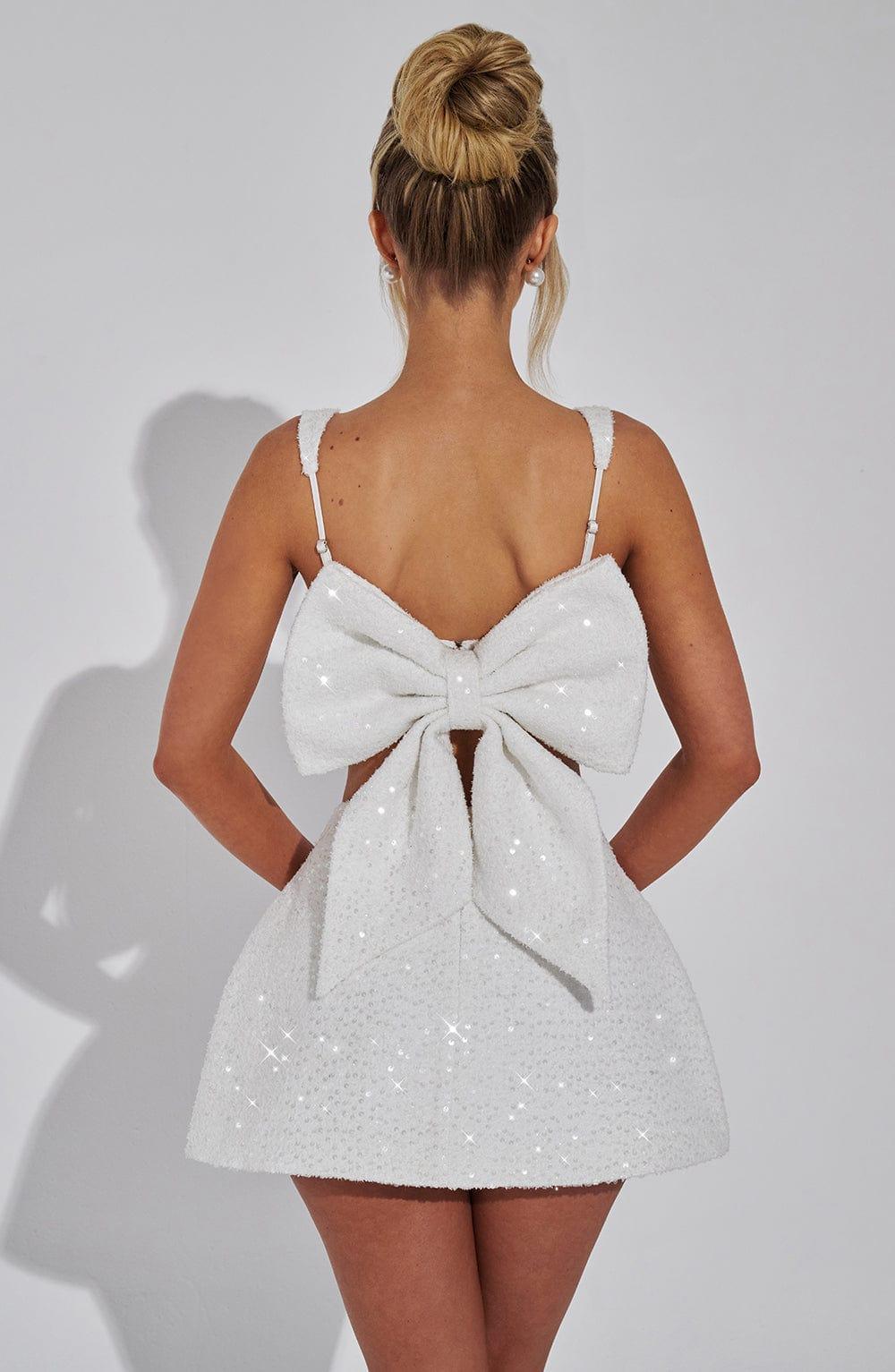 Kiri Mini Skirt - Ivory Product Image