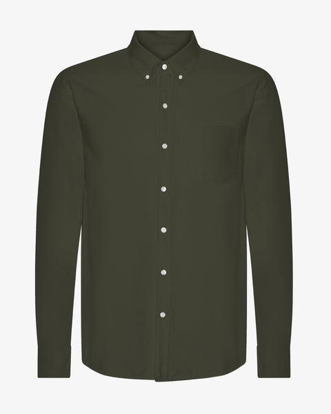 Organic Button Down Shirt - Marine Blue Product Image