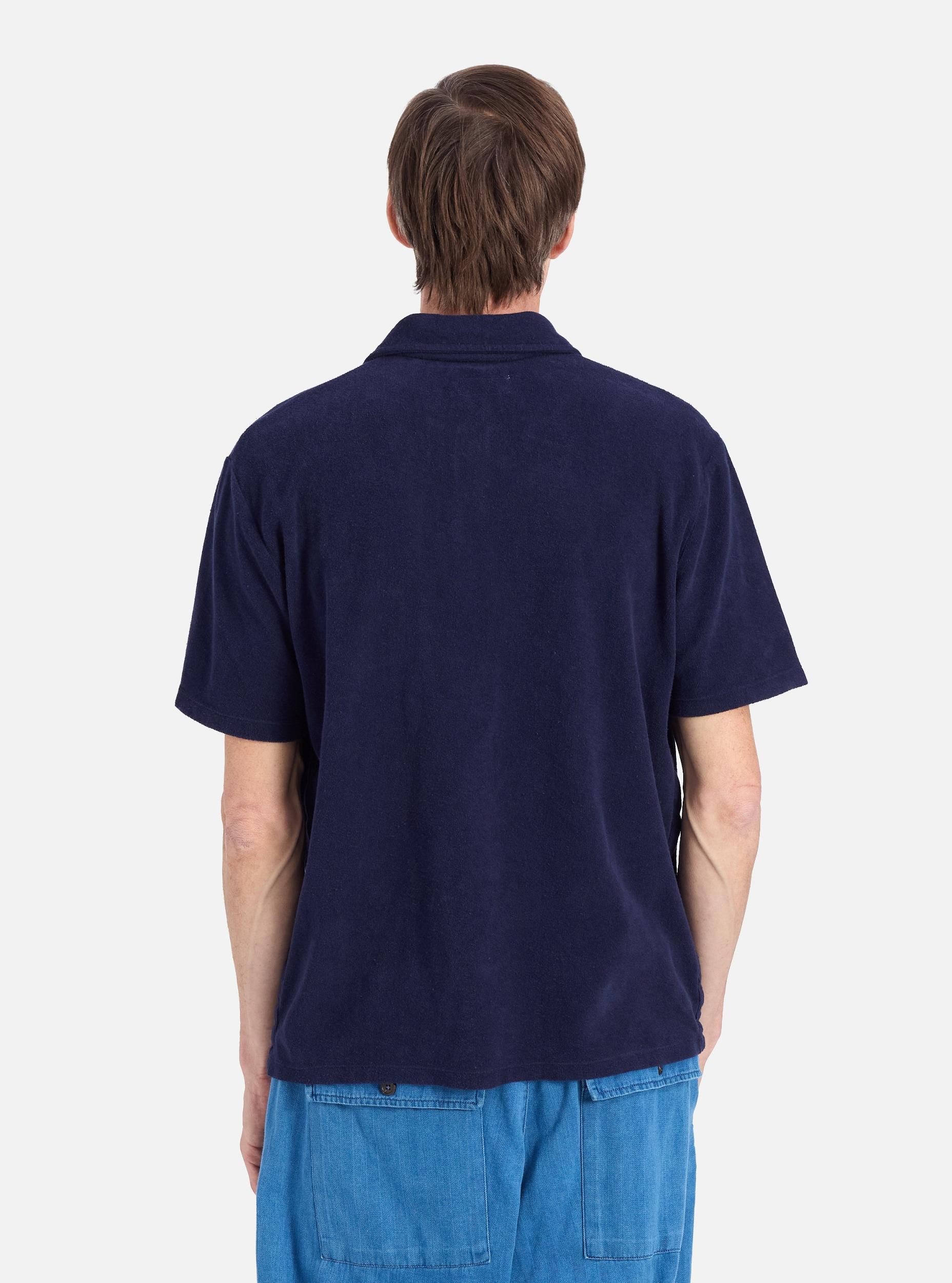 Bright Navy Light Weight Terry Newlyn Polo Product Image