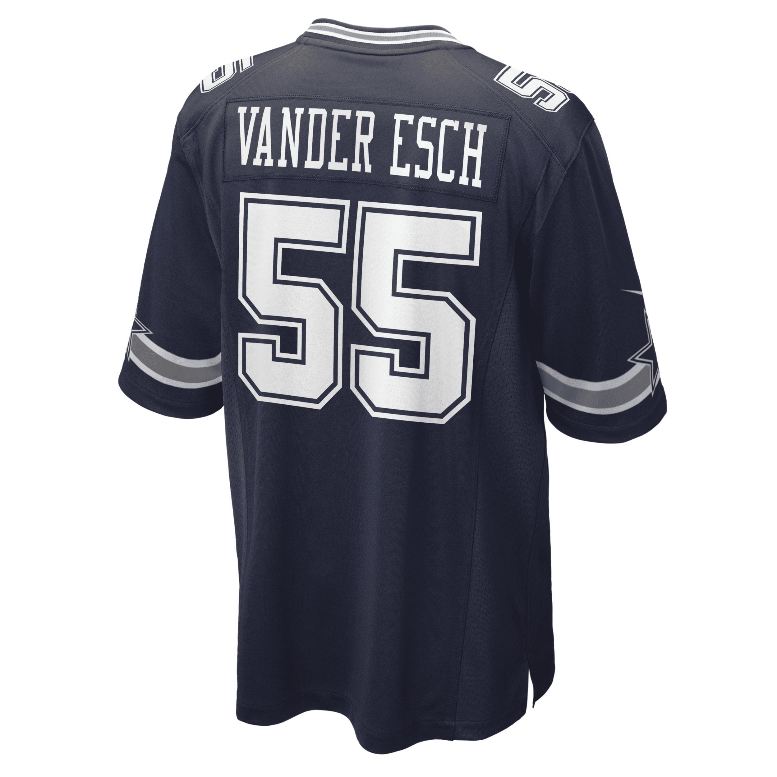 Mens Nike Leighton Vander Esch Dallas Cowboys Team Game Jersey Blue Product Image