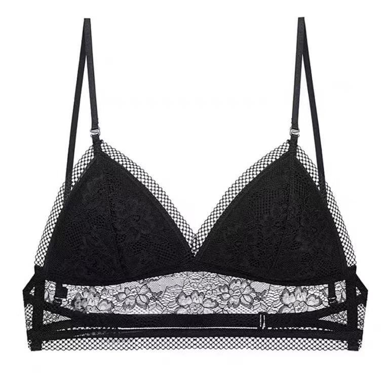 Plain Lace Bra Product Image