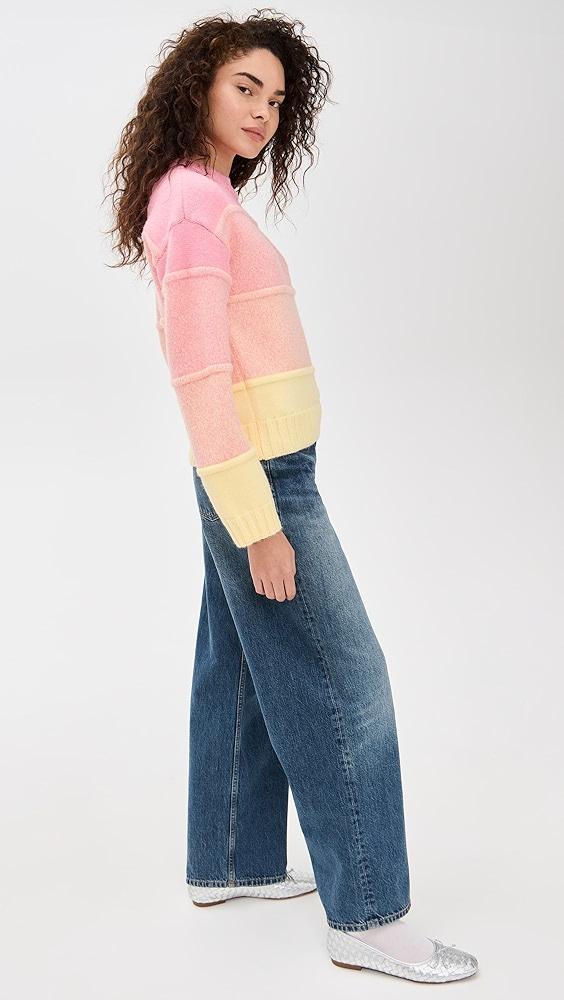 English Factory Ombre Crew Neck Knit | Shopbop Product Image
