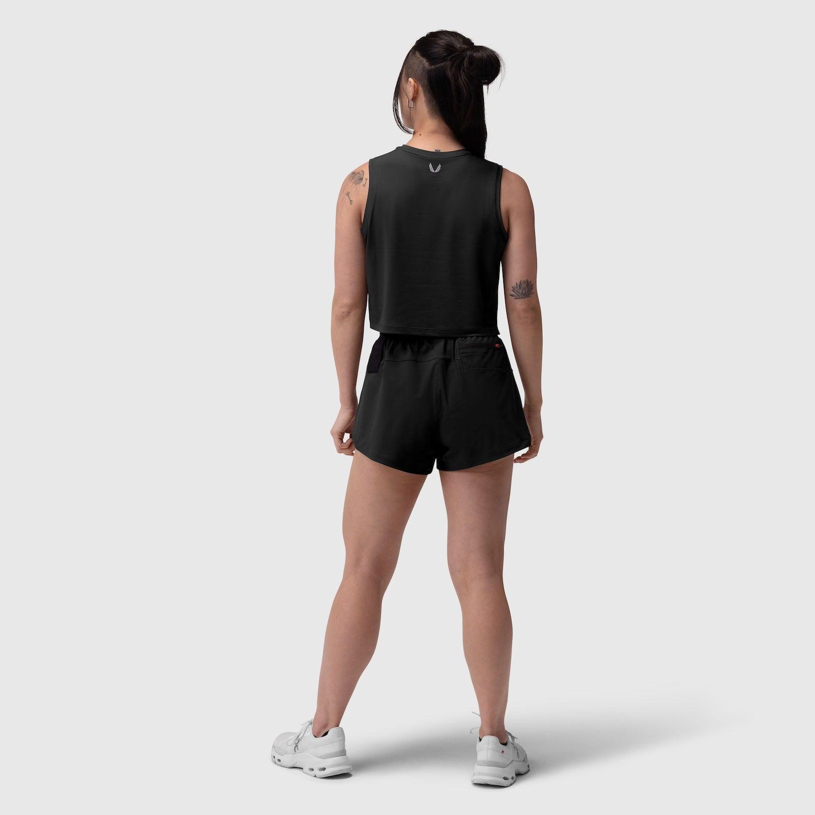 W020. AeroSilver® Tank Top - Black "RP" Product Image