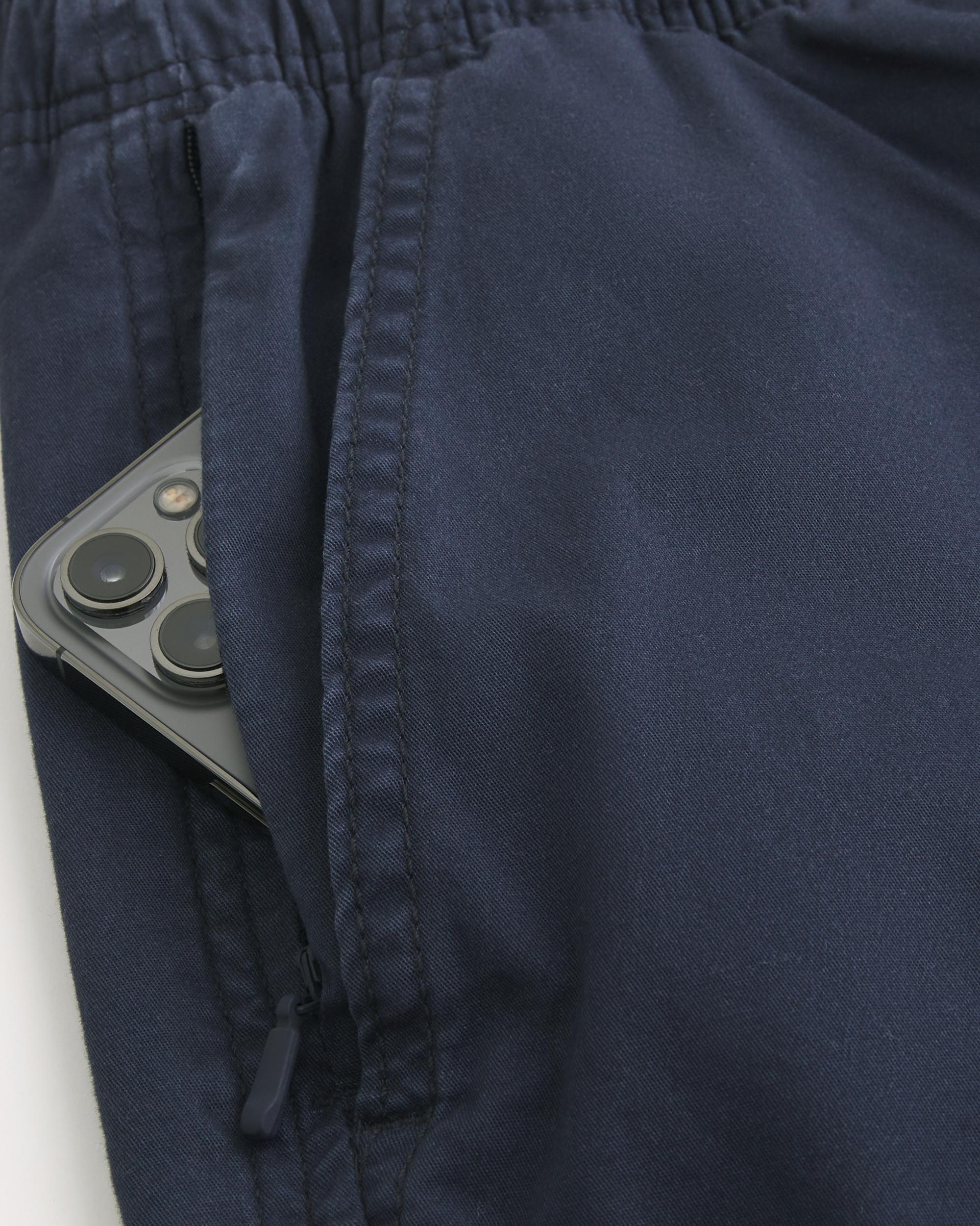 Mid-Thigh Linen-Blend Pull-On Shorts Product Image