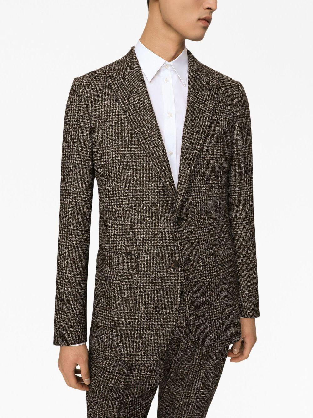 Prince of Wales single-breasted blazer Product Image
