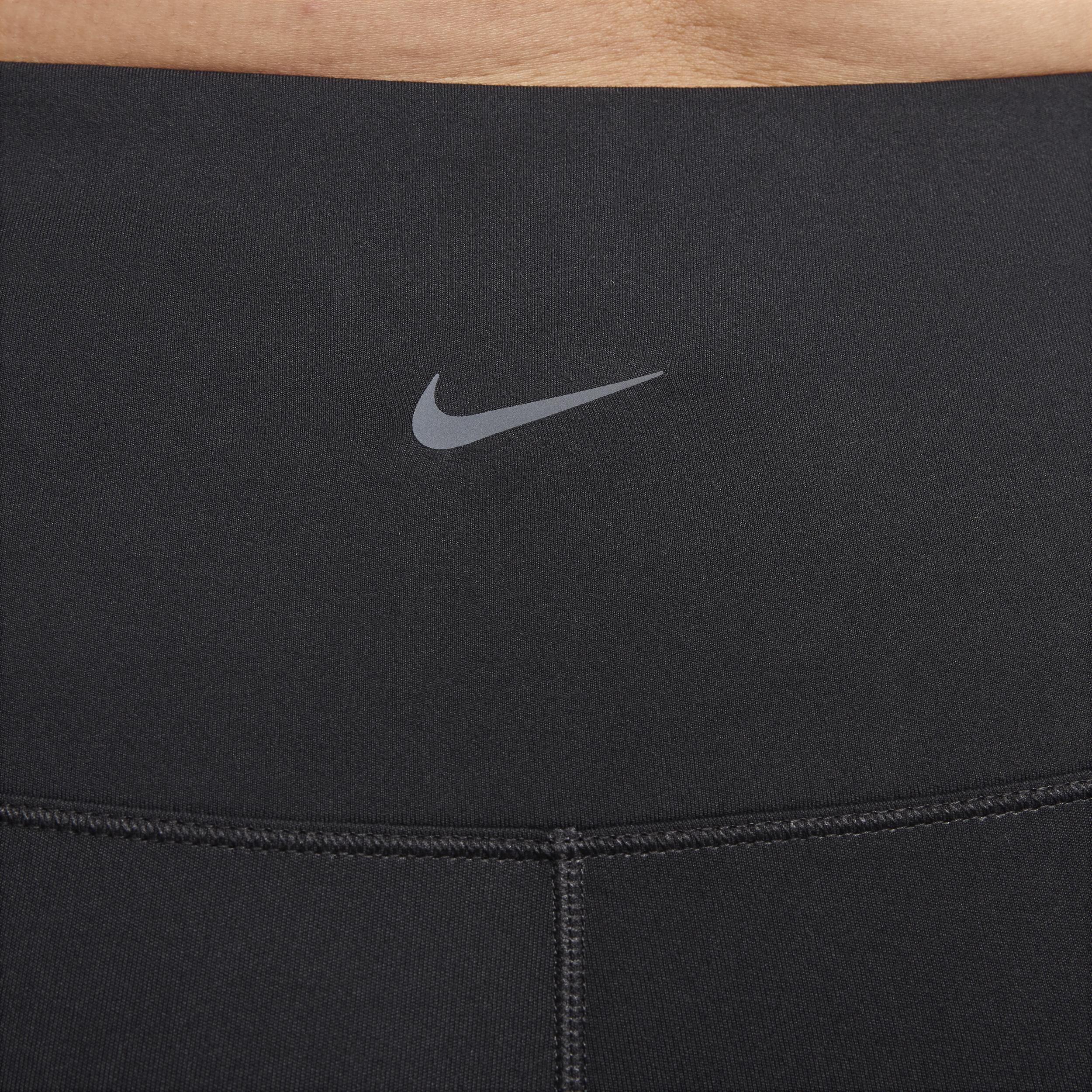 Plus Size Nike One High-Waisted 7/8 Leggings, Women's, Size: 3XL, Black Product Image