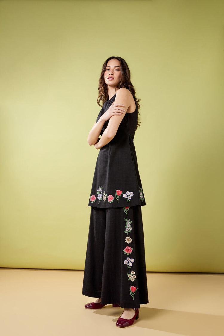 Fleur Embroidered Pant Product Image