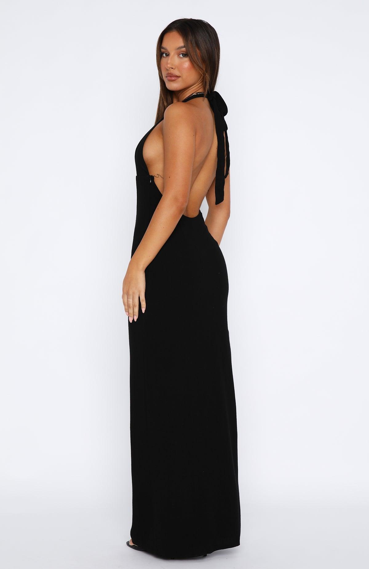Sun Kissed Glow Maxi Dress Black Product Image