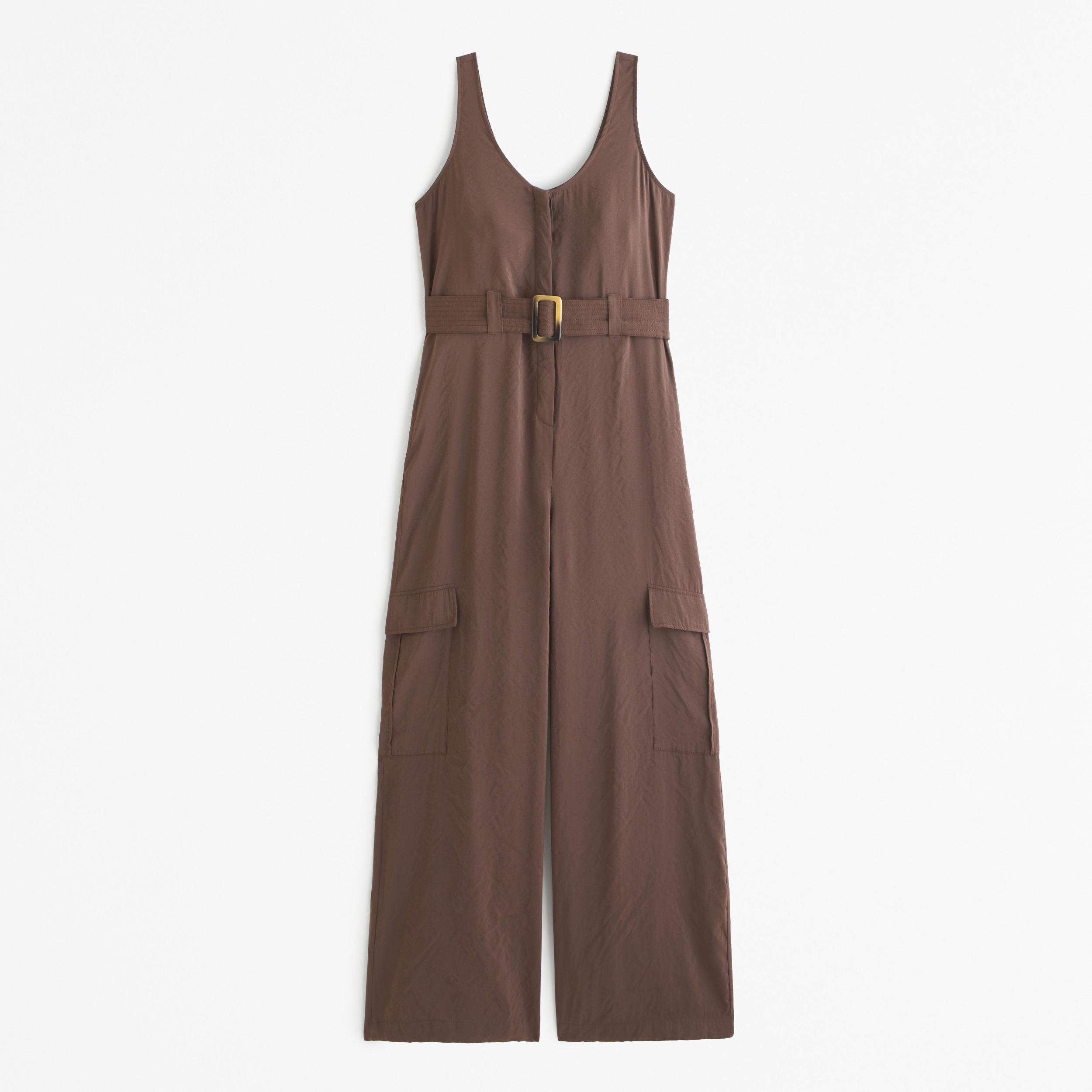 Draped Utility Jumpsuit Product Image