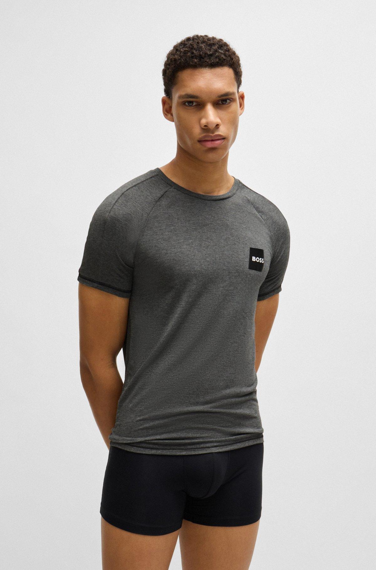 Stretch-jersey underwear T-shirt with logo print Product Image