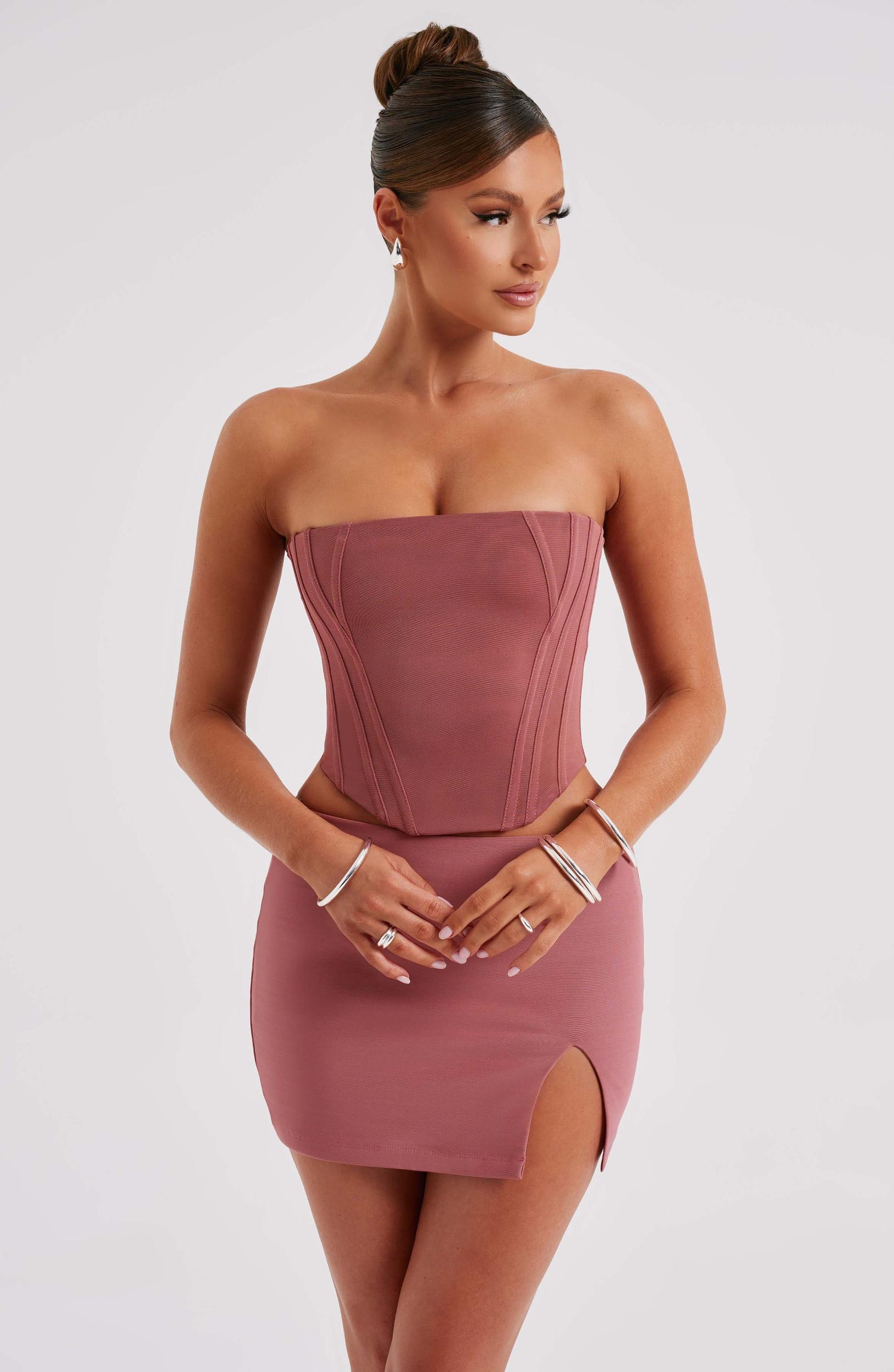 Cami Corset - Rose Pink Product Image