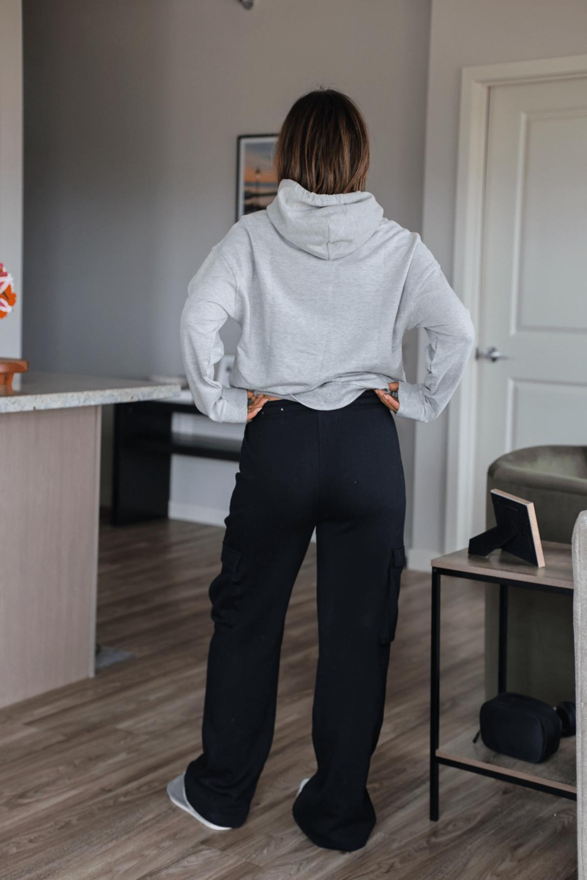 Black Fleece Cargo Pants - FINAL SALE Product Image